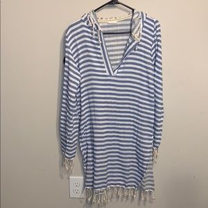 Turkish-T Beach Tunic in Blueberry